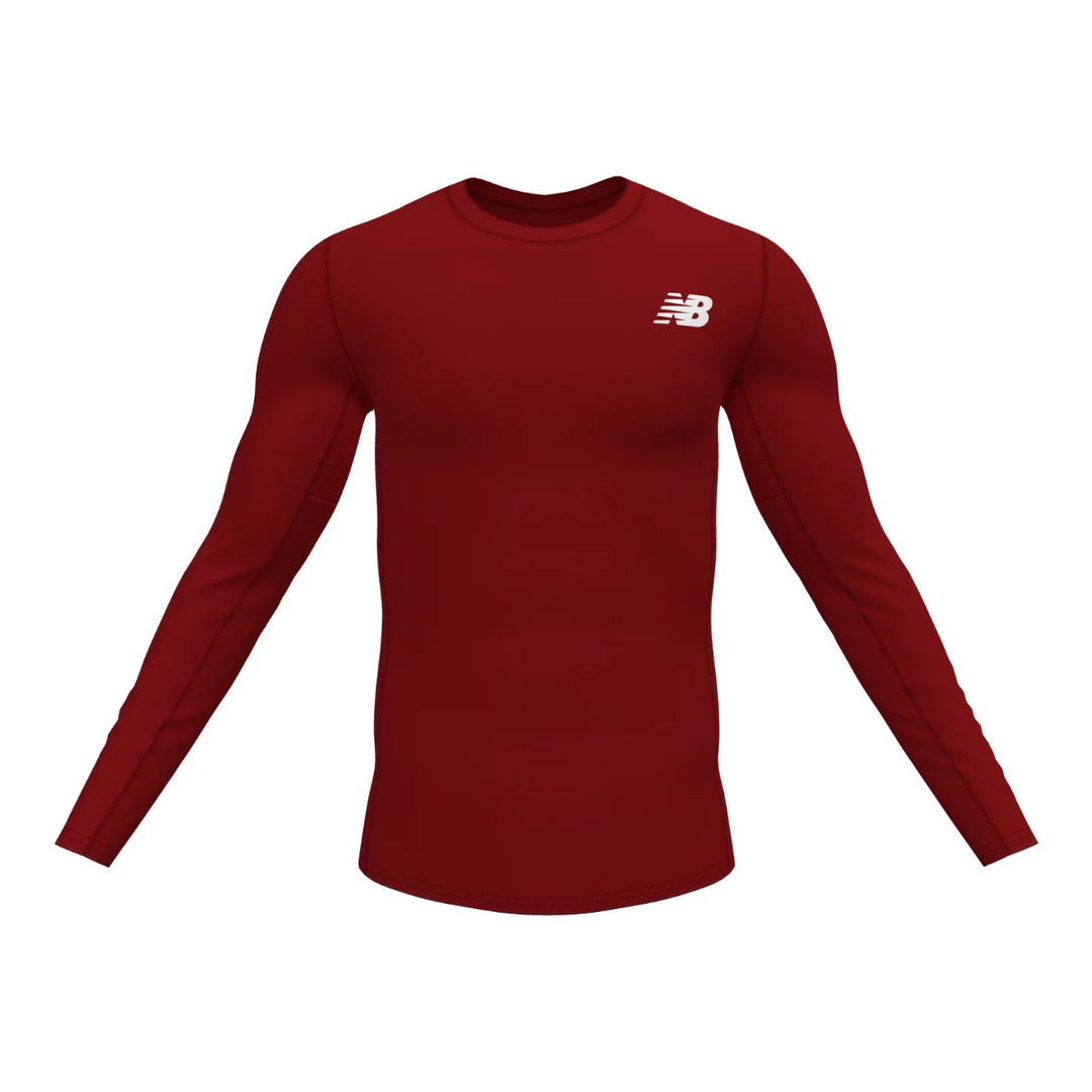 New Balance Baselayer Long Sleeve Top_Cardinal