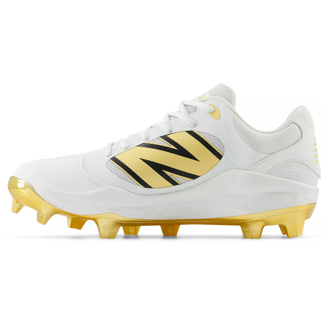 New Balance Fresh Foam 3000v7 Molded Cleats – Black/White (PL3000)