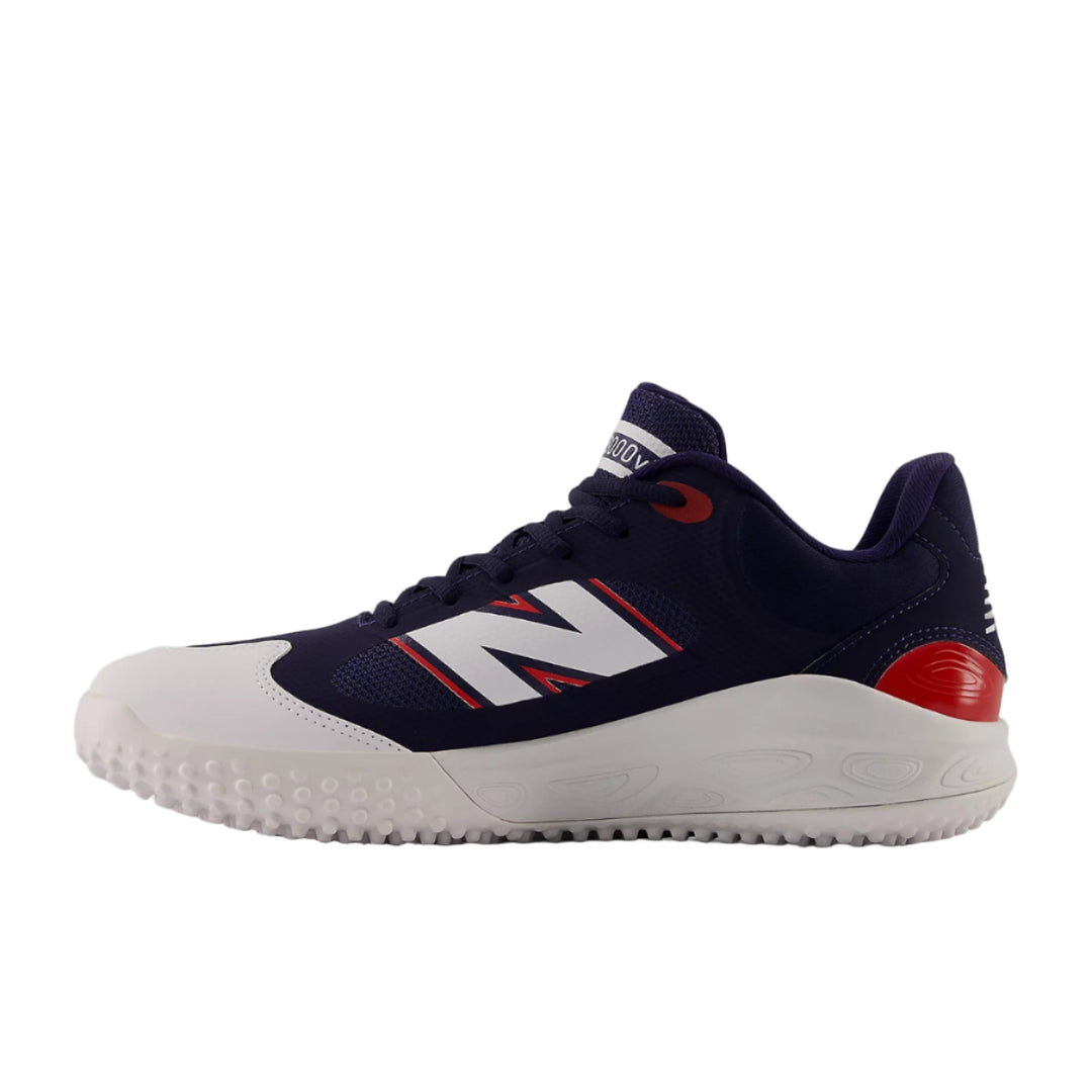 New Balance Fresh Foam 3000v7 Turf-Trainer Shoes_Navy/Red1