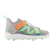 New Balance FuelCell Lindor COMPv2 Baseball Cleats Gray / Orange - (LLINDLS2)1