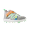 New Balance FuelCell Lindor COMPv2 Baseball Cleats Gray / Orange - (LLINDLS2)4