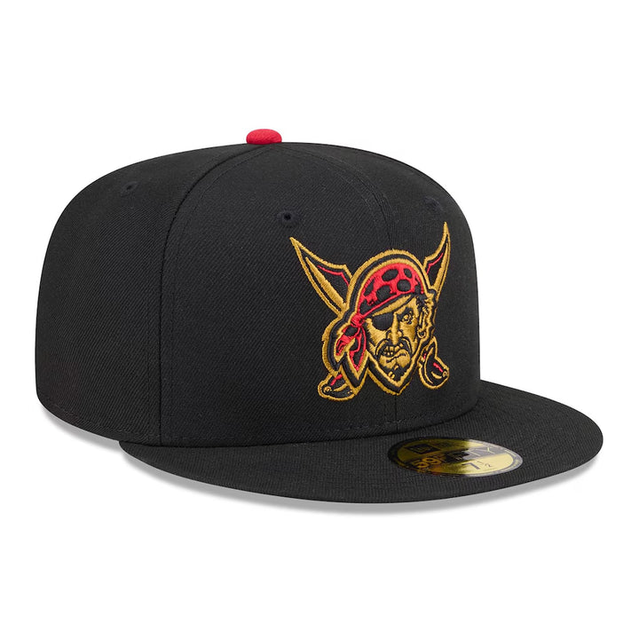 New Era 59FIFTY 2026 City Connect Pittsburgh Pirates Alternate Fitted Hat Black Gold Red