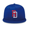 New Era 59FIFTY FEDRED República Dominicana Fitted Hat – Royal Blue and Black