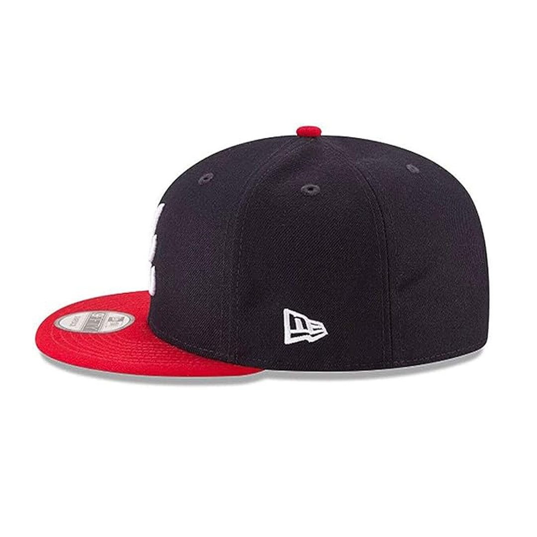 New_Era_9Fifty_MLB_Atlanta_Braves_Basic_Navy_Red_Snapback_Hat_One_Size