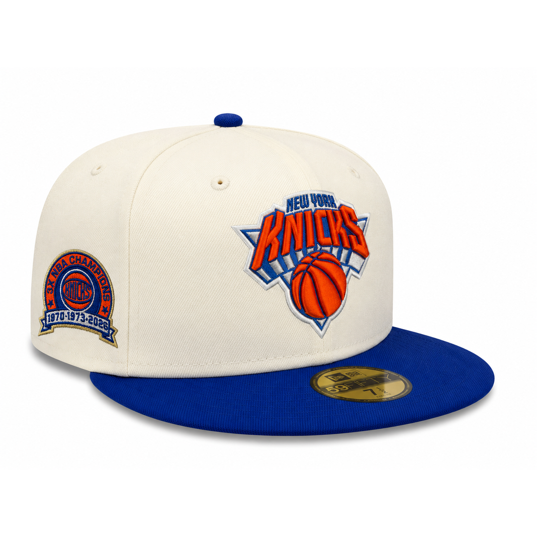 New York Knicks Team Color Alternate 59FIFTY Fitted Cap – Official NBA Fitted Hat by New Era