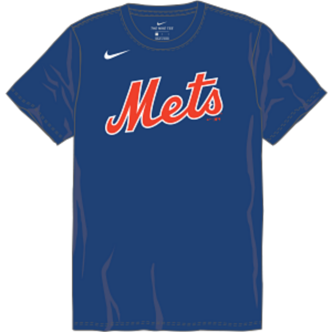 New York Mets Youth Nike T-Shirt - R Blue