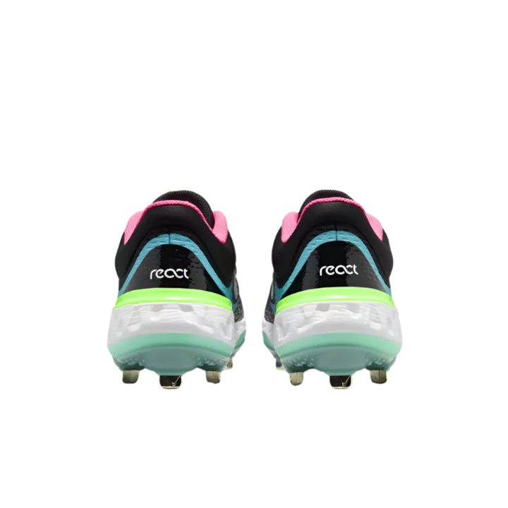 Nike Alpha Huarache Elite 4 Low Men's Baseball Cleats - (DJ6521) Black/Mint3