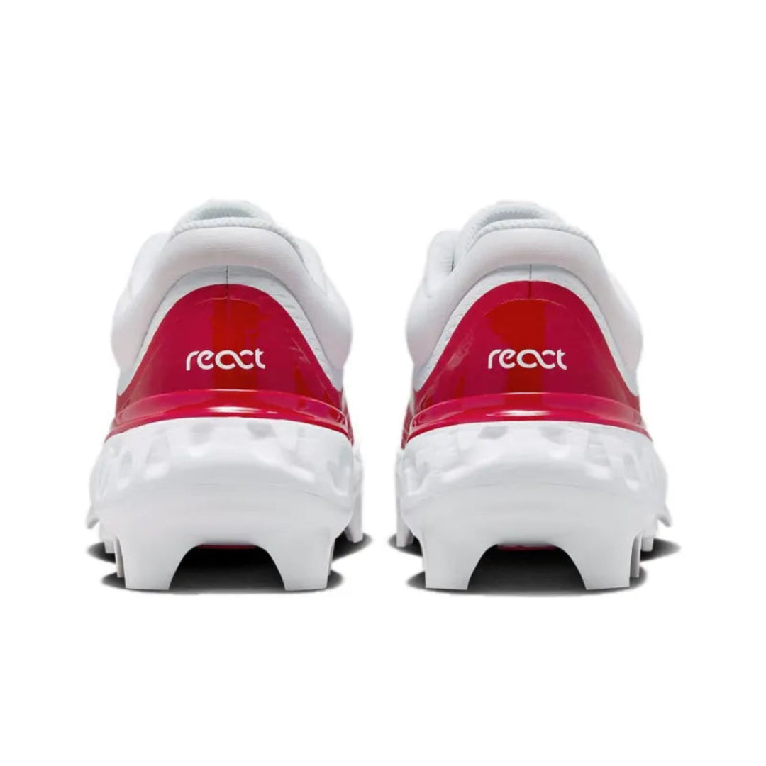 Nike Alpha Huarache Elite 4 MCS White / Red - (FD6255-102)2