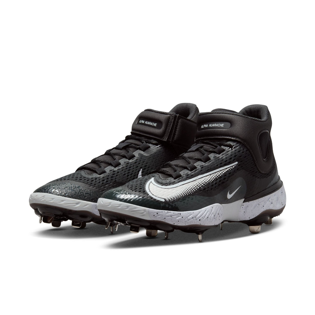 Nike Alpha Huarache Elite 4 Mid Metal Baseball Cleats - (DJ6520-001)