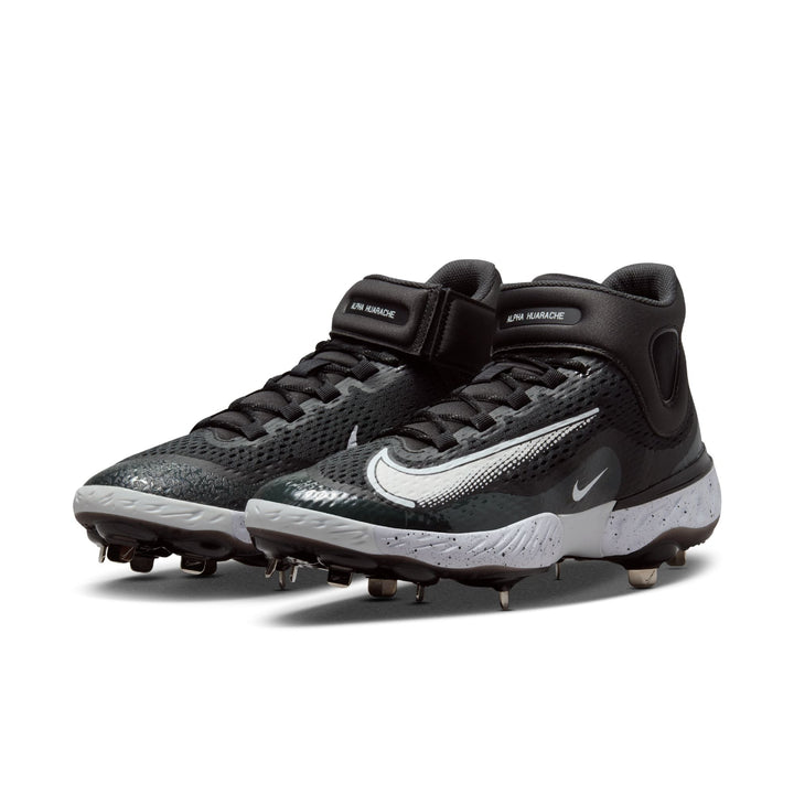 Nike Alpha Huarache Elite 4 Mid Metal Baseball Cleats - (DJ6520-001)