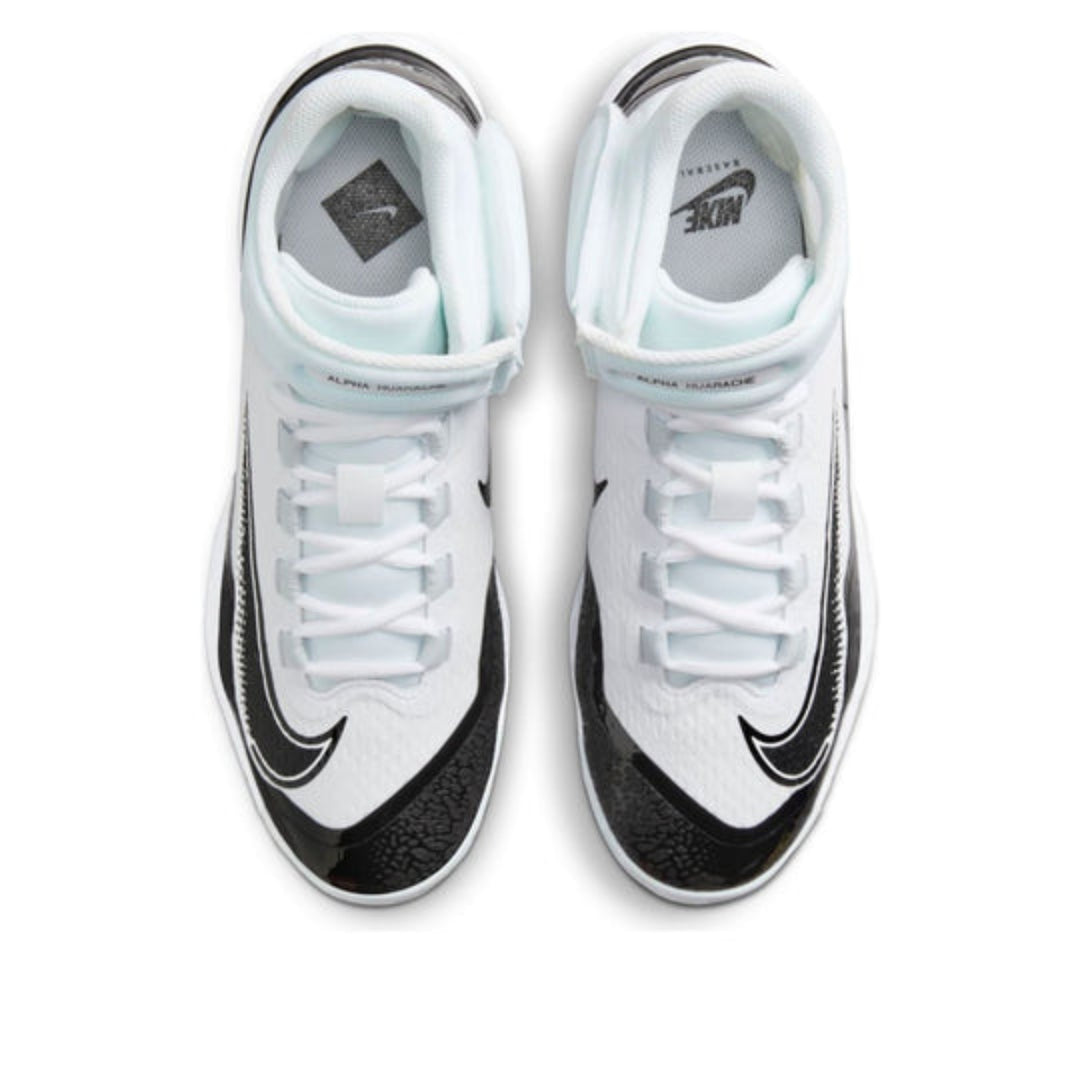 Nike Alpha Huarache Elite 4 Mid – White/Black (FD2744-101)3