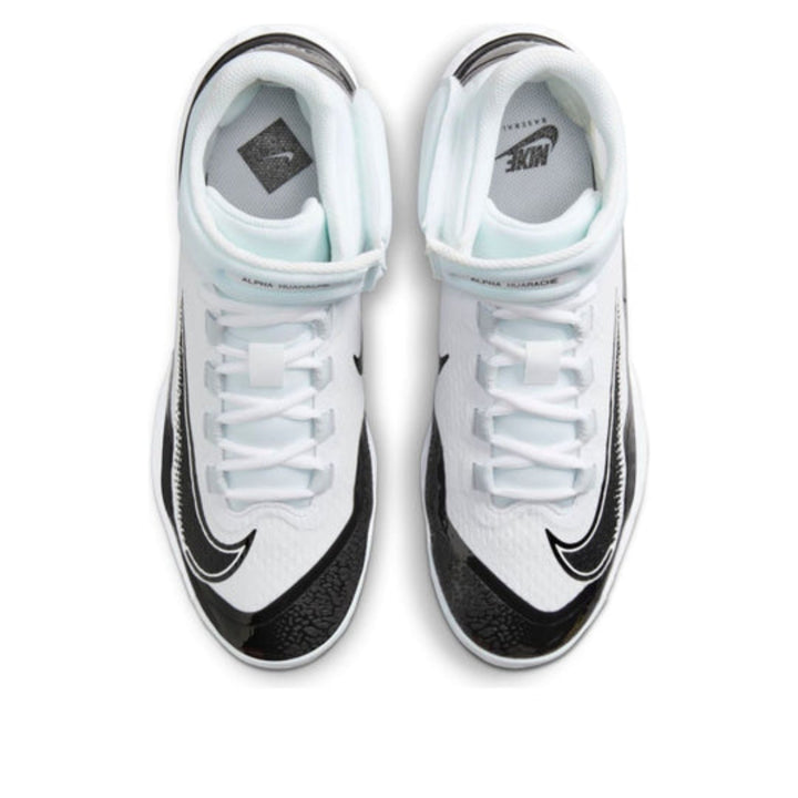 Nike Alpha Huarache Elite 4 Mid – White/Black (FD2744-101)3