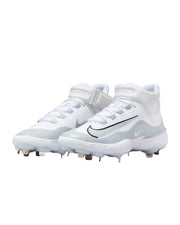Nike Alpha Huarache Elite 4 Mid White / Gray - (FD2744-102)