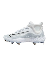 Nike Alpha Huarache Elite 4 Mid White / Gray - (FD2744-102)2