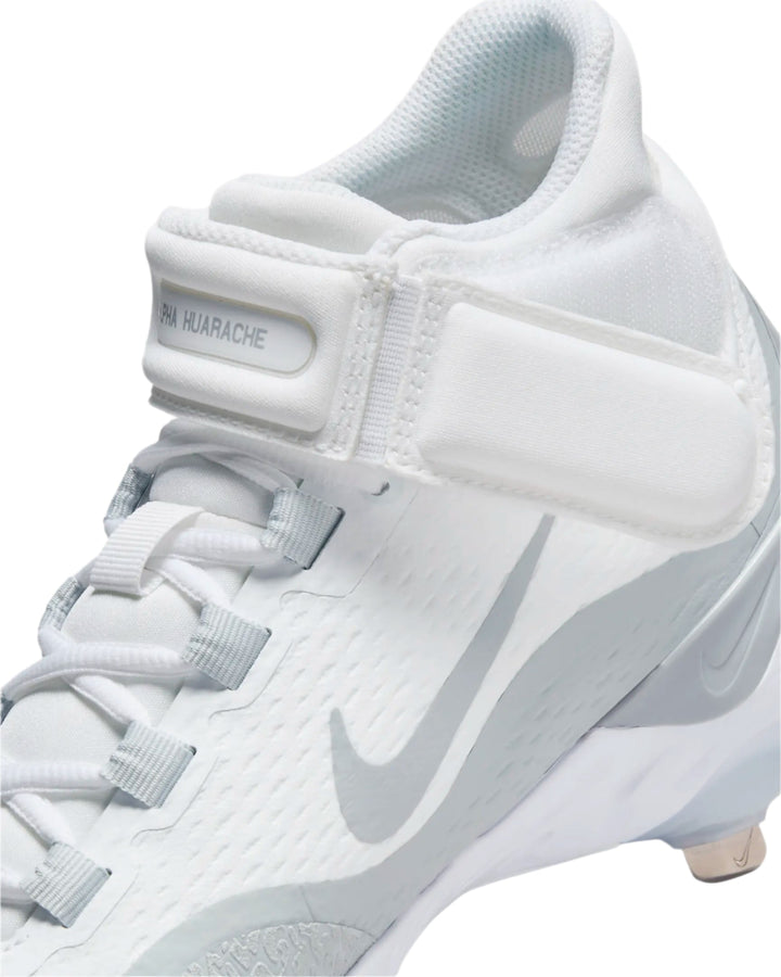 Nike Alpha Huarache Elite 4 Mid White / Gray - (FD2744-102)4