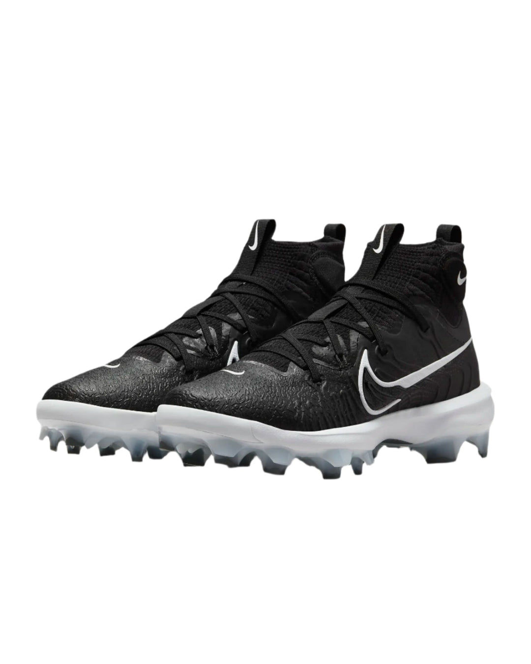 Nike Alpha Huarache NXT MCS Men's Black Baseball Cleats2