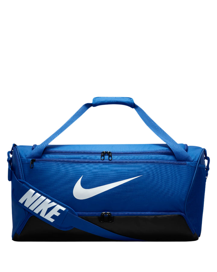 Nike Brasilia 9.5 Training Duffel Bag - Medium Duffel Bag 60L - Black Duffel Bag - Durable Sports Duffel - Travel Bag_Royal