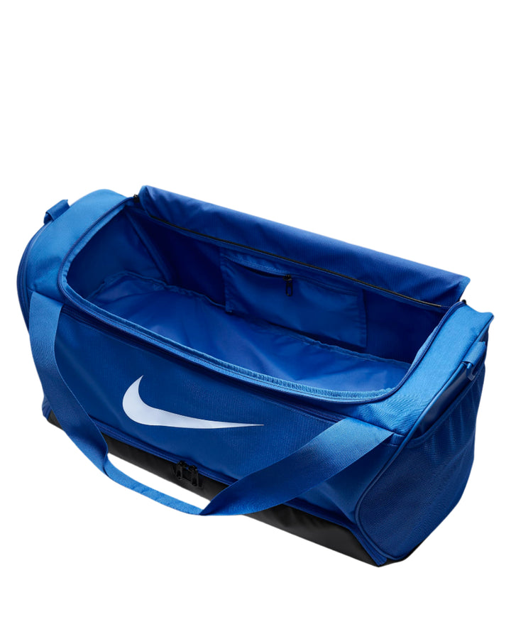 Nike Brasilia 9.5 Training Duffel Bag - Medium Duffel Bag 60L - Black Duffel Bag - Durable Sports Duffel - Travel Bag_Royal1
