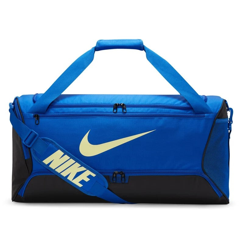 Nike Brasilia 9.5 Training Duffel Bag - Medium Duffel Bag 60L - Black Duffel Bag - Durable Sports Duffel - Travel Bag