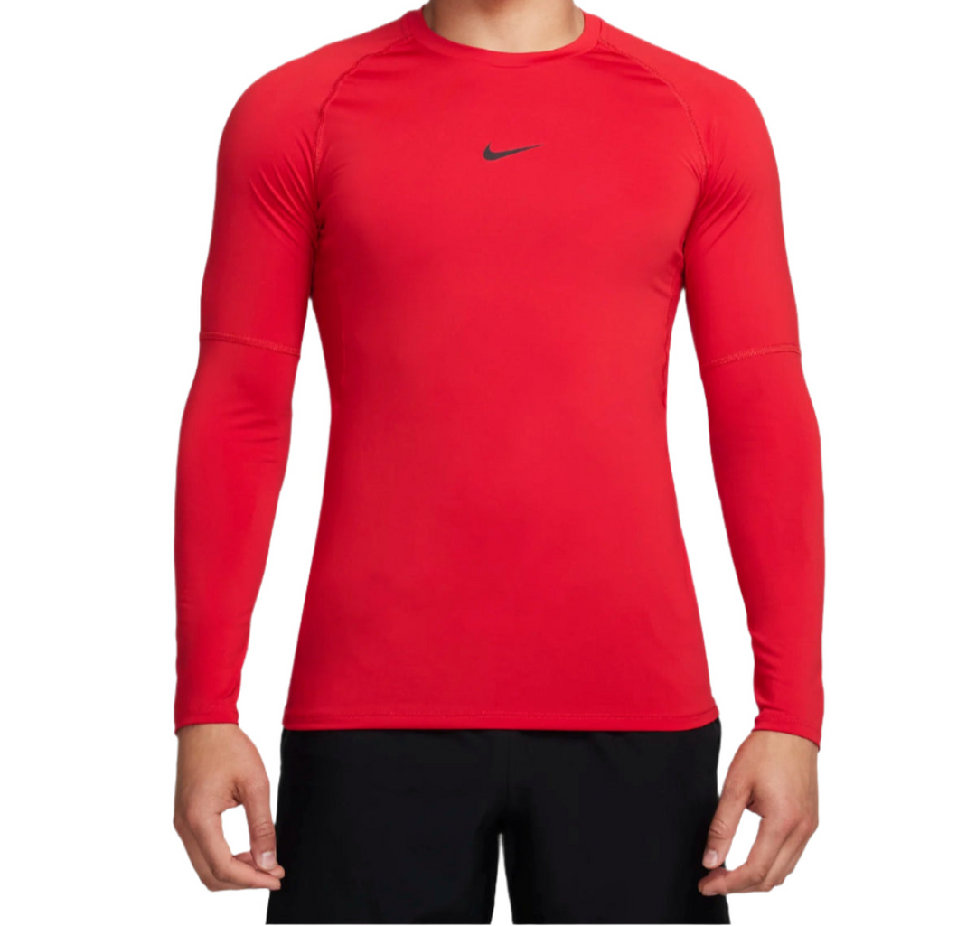 Nike Dri-FIT Men's Long Sleeve Baseball Top - (FB7919)Scarlet