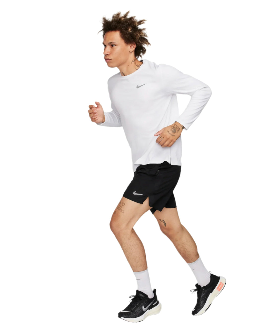 Nike Dri-FIT UV Men's Long Sleeve Fitness Top_White3