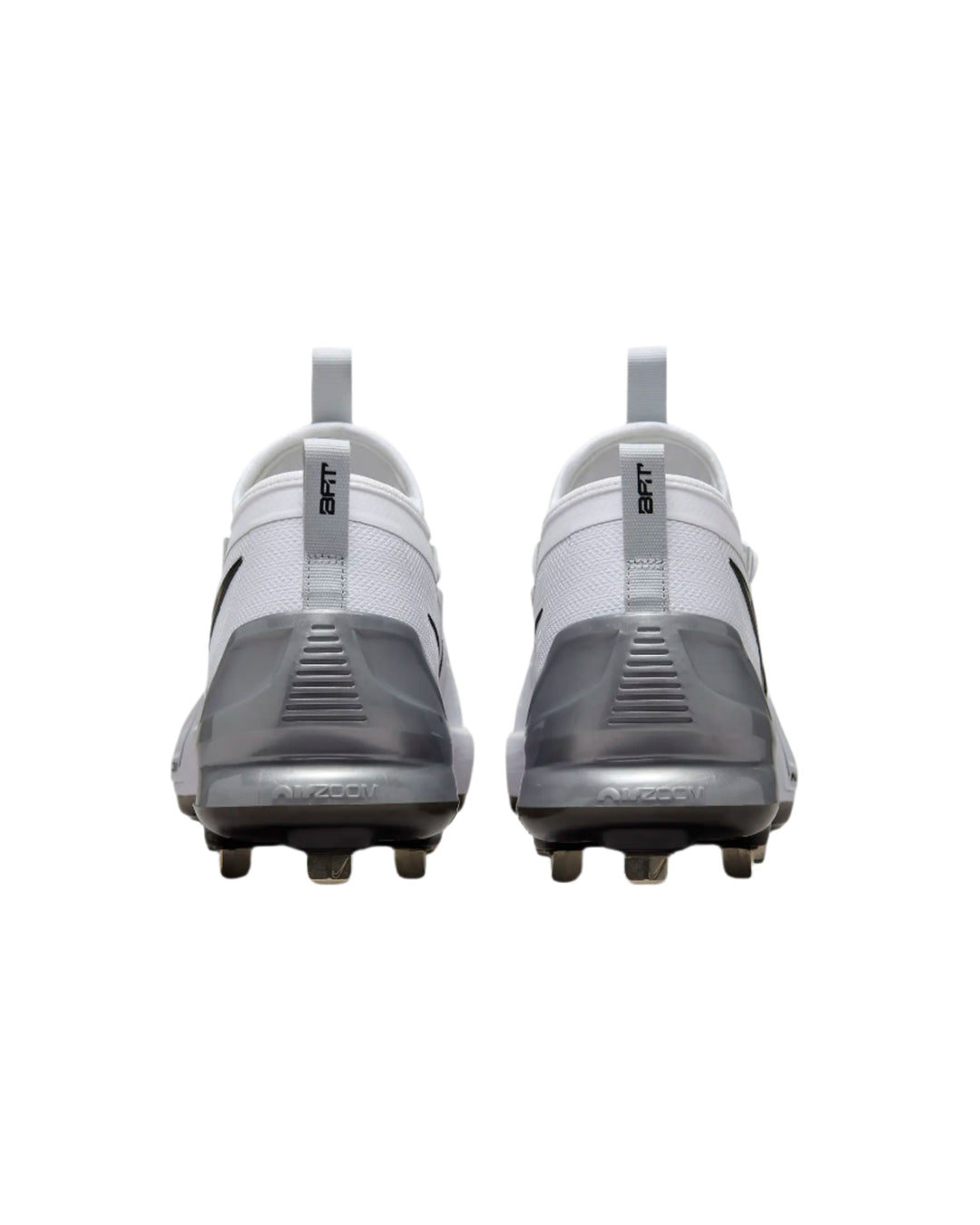 Nike Force Zoom Trout 9 Elite White/Metallic Silver-Black3