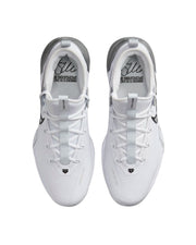 Nike Force Zoom Trout 9 Elite White/Metallic Silver-Black5