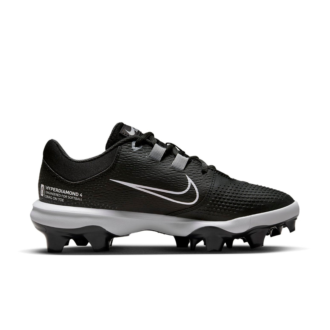 Nike Hyperdiamond 4 Pro MCS Women s Softball Cleats_Black/White1
