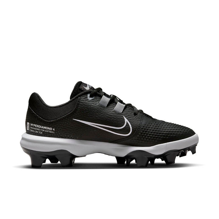 Nike Hyperdiamond 4 Pro MCS Women s Softball Cleats_Black/White1