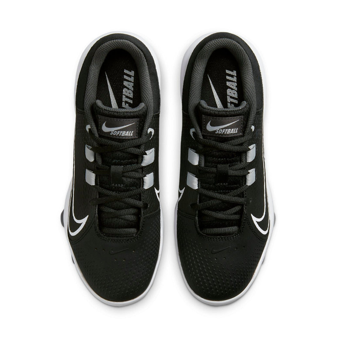 Nike Hyperdiamond 4 Pro MCS Women s Softball Cleats_Black/White2