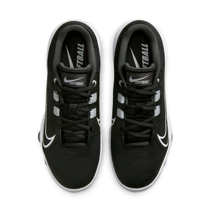Nike Hyperdiamond 4 Pro MCS Women s Softball Cleats_Black/White2
