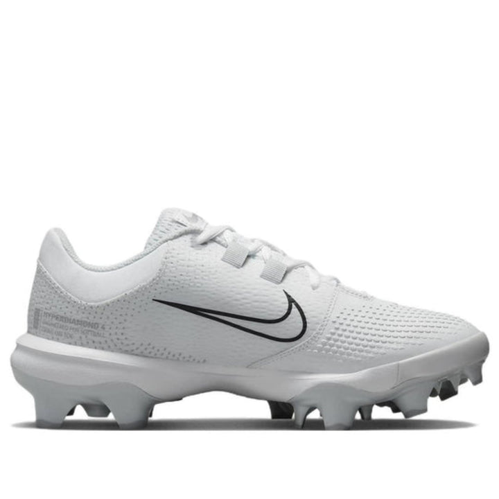 Nike Hyperdiamond 4 Pro MCS Womens Softball Cleats_White/Black1