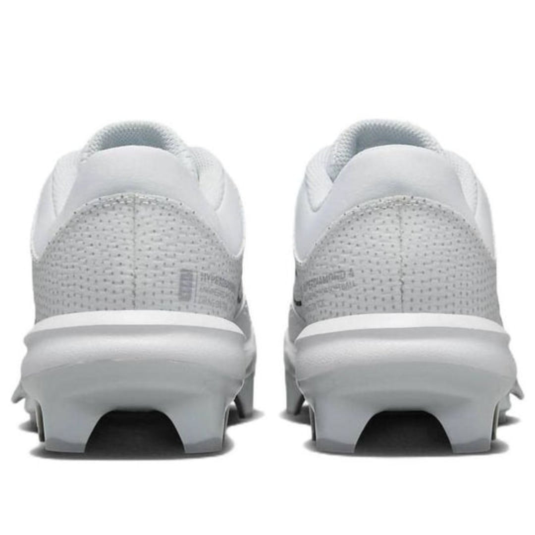 Nike Hyperdiamond 4 Pro MCS Womens Softball Cleats_White/Black3