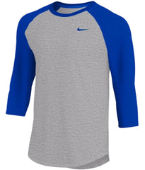 Nike Pro DRI FIT 3 4 Sleeve CBlue Gray