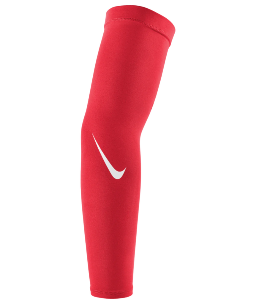 Nike Pro Dri-FIT Sleeve S-M ホワイト/レッド Nike Pro Dri-Fit Arm Sleeves 4.0 – Peligro Sports