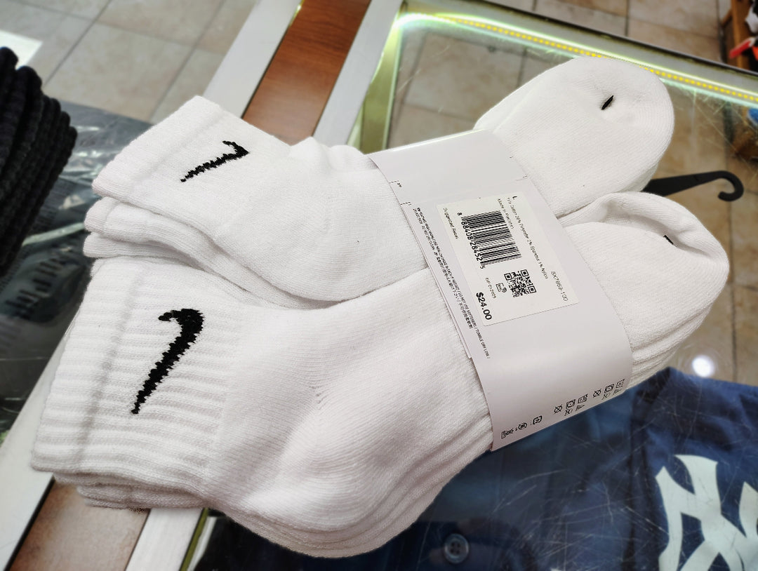 Nike Unisex Dri-FIT Cushioned Ankle Training Socks 6-Pack