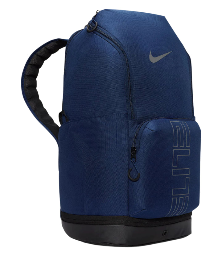 Nike Varsity Elite Basketball Backpack with Ball Compartment and Air Max Shoulder Straps - (HM9965) Navy2