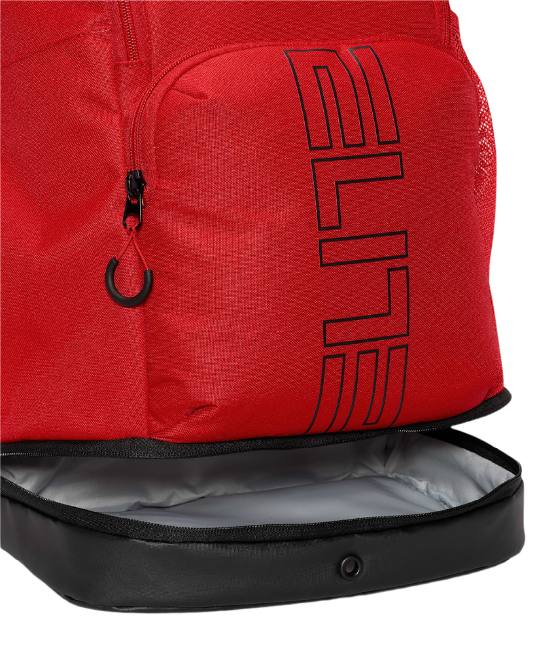 Nike Varsity Elite Basketball Backpack with Ball Compartment and Air Max Shoulder Straps - (HM9965) Red1