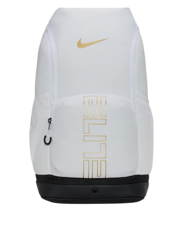 Nike Varsity Elite Basketball Backpack with Ball Compartment and Air Max Shoulder Straps - (HM9965) White1