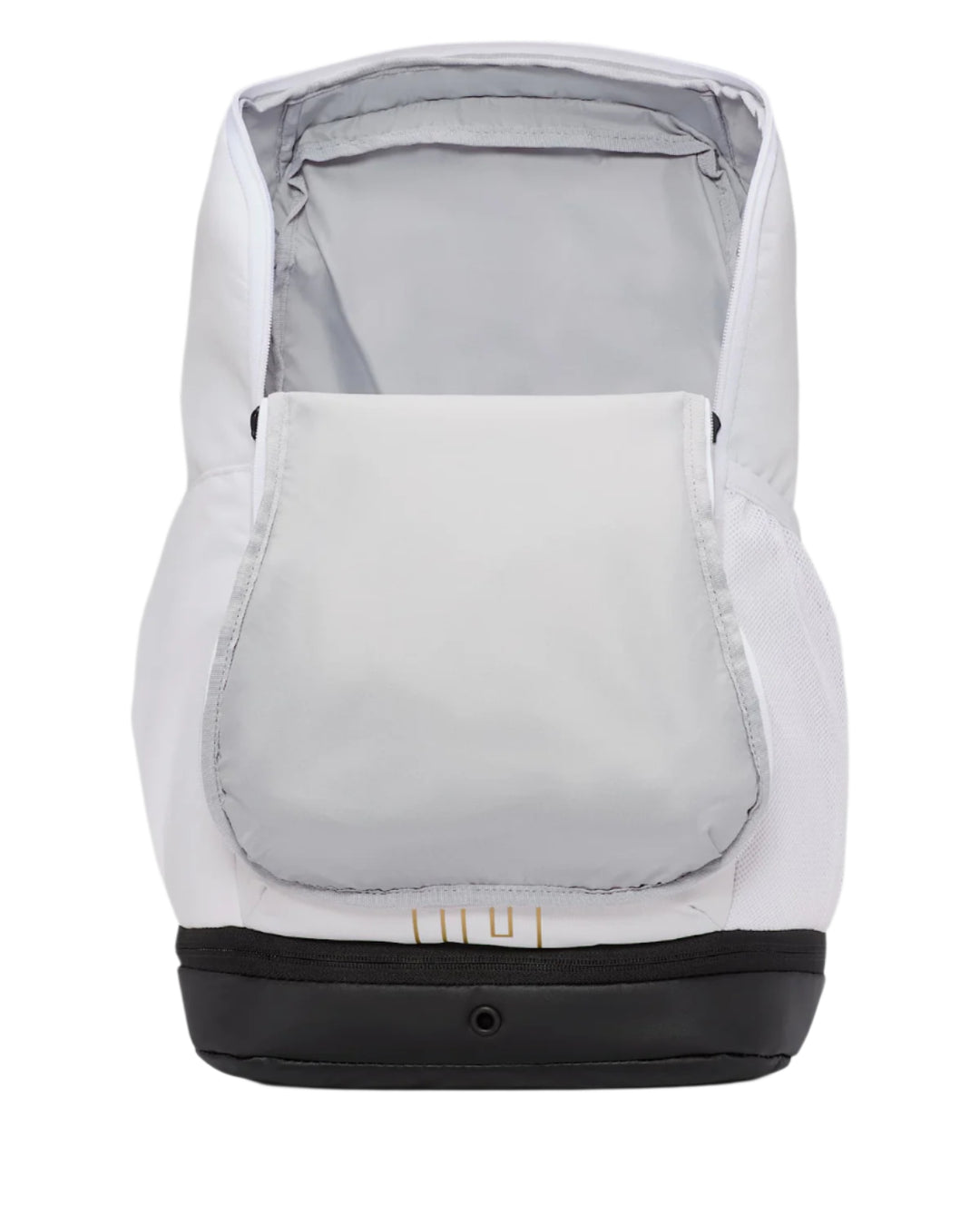 Nike Varsity Elite Basketball Backpack with Ball Compartment and Air Max Shoulder Straps - (HM9965) White4