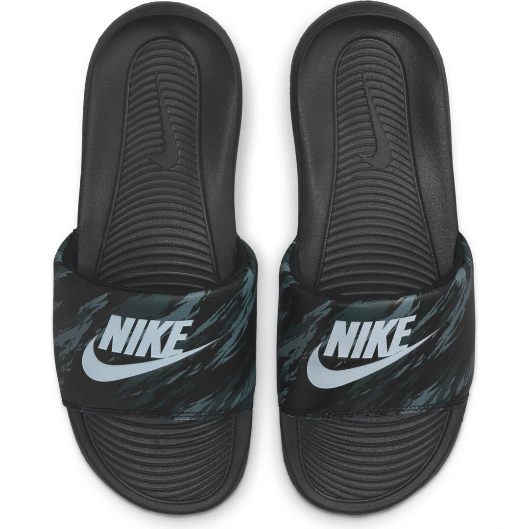Nike Victori One Slide Print - Black Camo Platinum