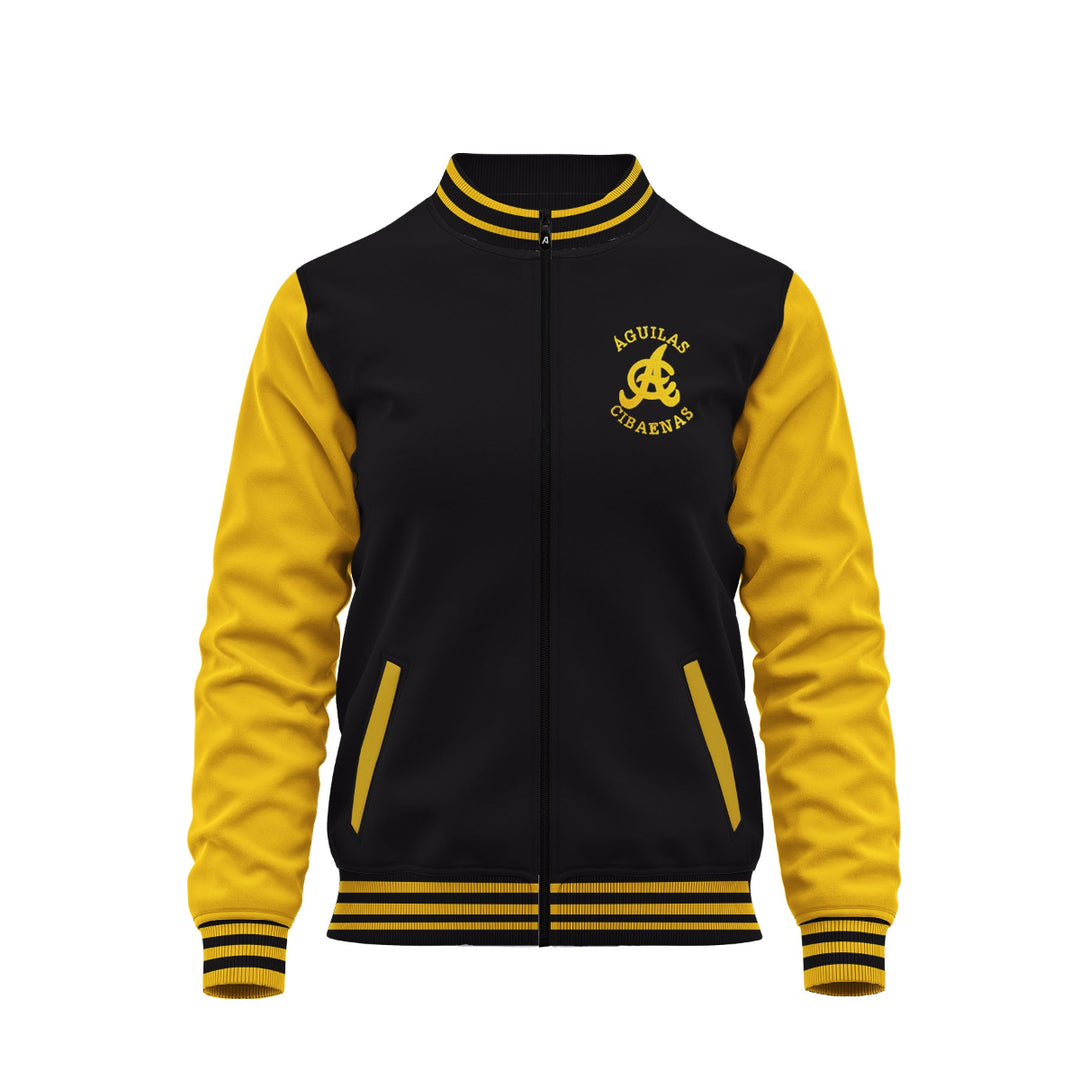 OFFICIAL - Arrieta Aguilas Cibaenas Black Jacket with Yellow