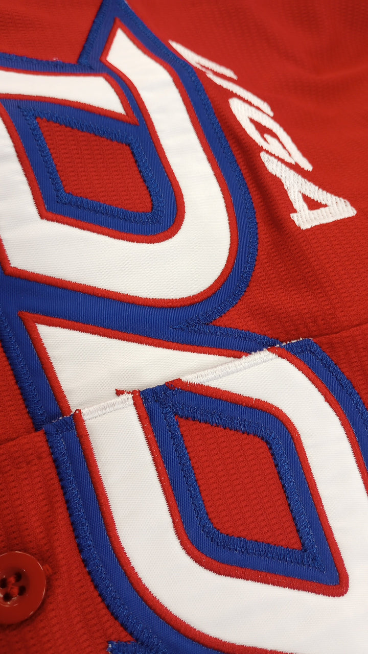 Official - Men's Serie del Caribe 2024 Dominicana Jersey - Red / Royal3