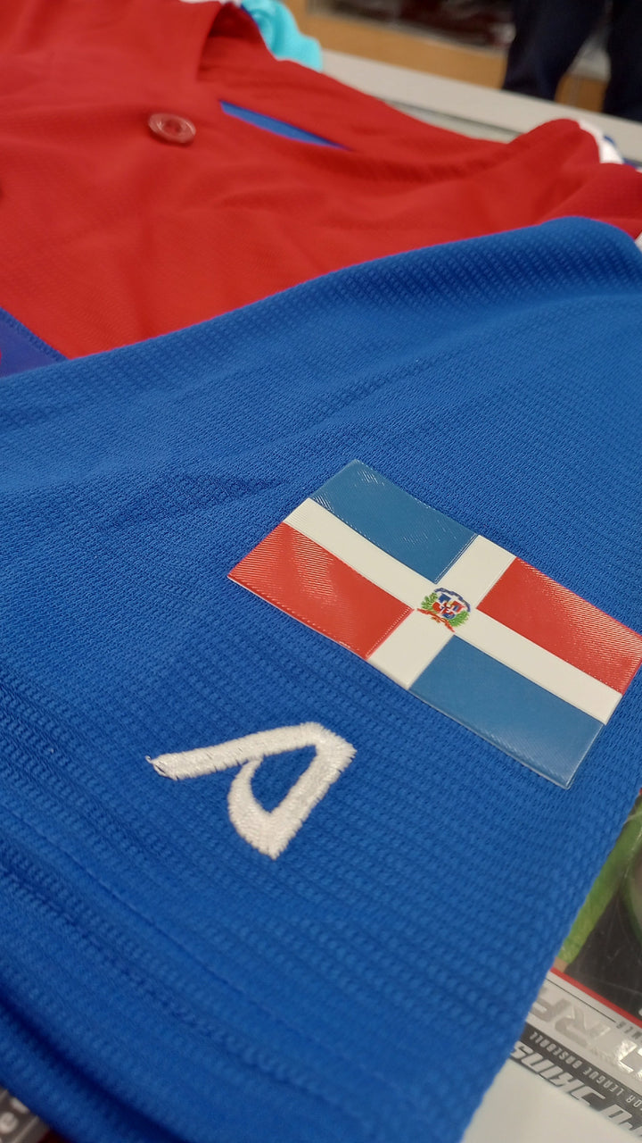 Official - Men's Serie del Caribe 2024 Dominicana Jersey - Red / Royal4