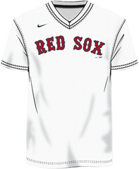 Oversize - Nike Boston Red Sox Men's MLB Institutional V-Neck SS Synthetic Jersey