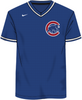 Oversize - Nike Chicago Cubs Men's MLB Institutional V-Neck SS Synthetic Jersey