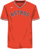 Oversize - Nike Houston Astros Men's MLB Institutional V-Neck SS Synthetic Jersey