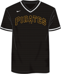 Oversize - Nike Pittsburgh Pirates Men's MLB V-Neck Jersey – Lightweight & Breathable