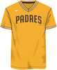 Oversize - Nike San Diego Padres Men's MLB Institutional V-Neck SS Synthetic Jersey