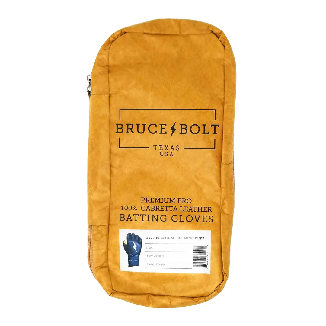 PREMIUM PRO Long Cuff Batting Gloves - NAVY